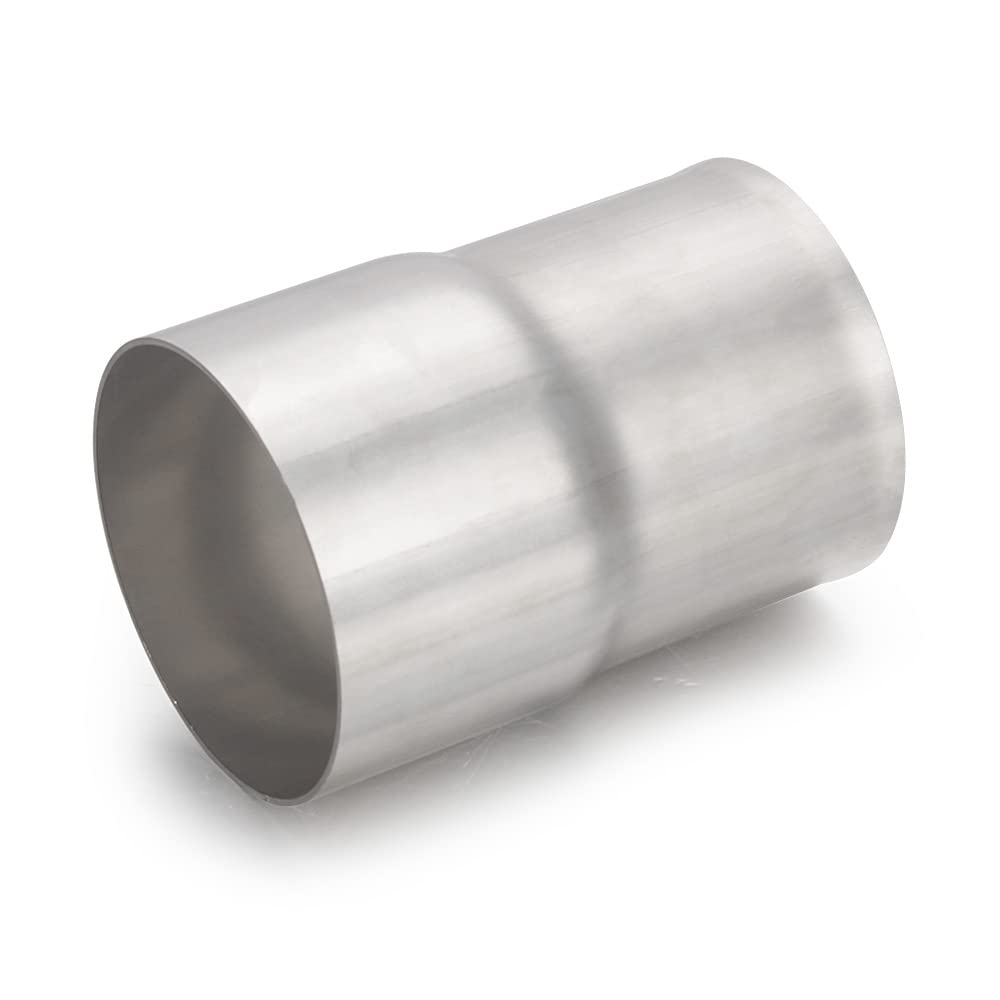 A-Karck Exhaust Adapter Connector 2.5' Od To 2.75' Id, Exhaust Pipe Reducer 304 Stainless Steel, 4' Overall Length
