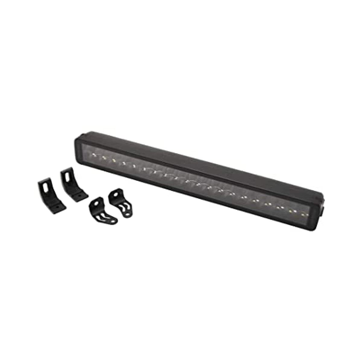 Trailfx 20 Inch Blacked-Out Dual Row Spot/Flood Combo Beam Led Light Bar For Off-Roading And Overlanding, 200W 15,400 Lumens, Premium Osram Led Chips, With Wiring Harness & Brackets