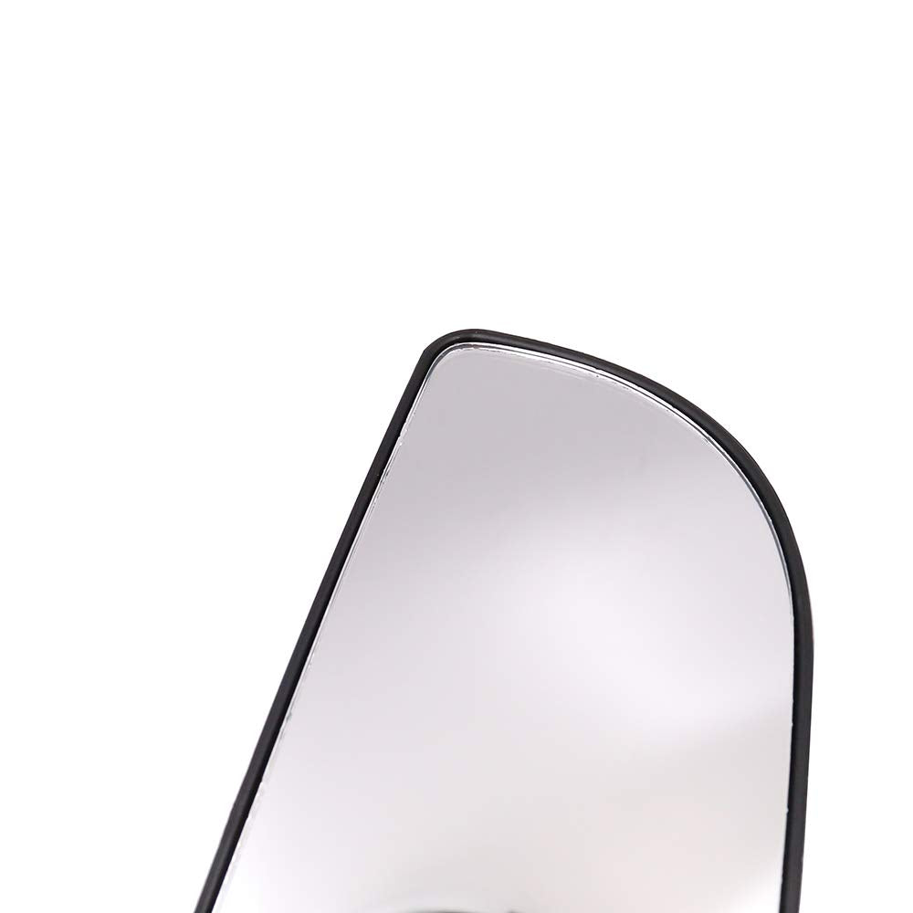 Gsrecy For Dodge Ram 1500 2500 3500 2010-2020 Passenger Side Rearview Glass, Tow Mirror Spotter Lower Glass With Holder (Right)