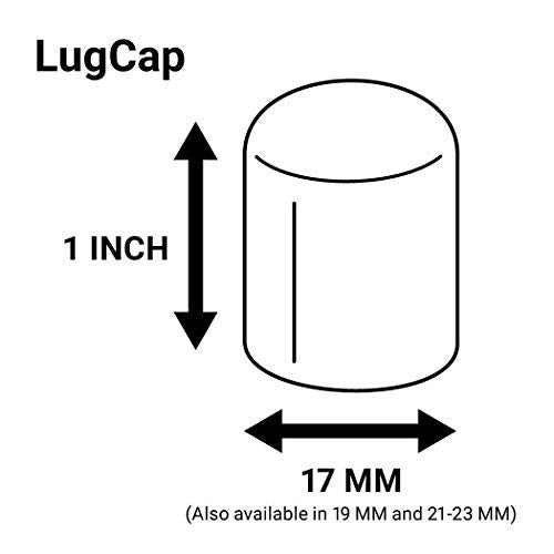 Colorlugs Vinyl Lug Nut Cover | Yellow | Flexible Fit Wheel Lug Nut Cap | Fits 17 Mm | Pack Of 20 | Includes Deluxe Extractor |
