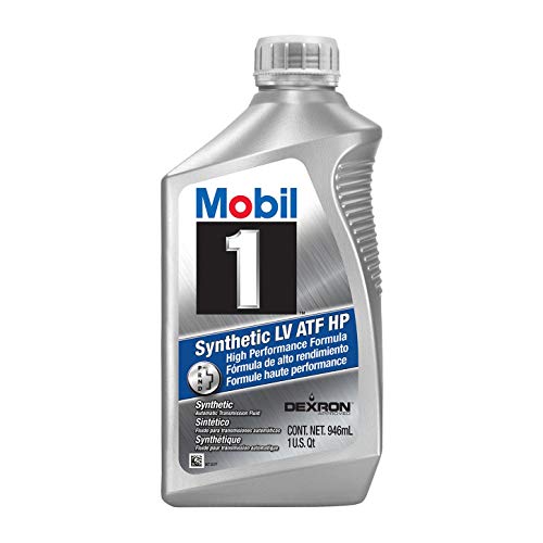 Mobil 1 Synthetic LV ATF HP Transmission Fluid - 6 x 1 Quart, Model 124715