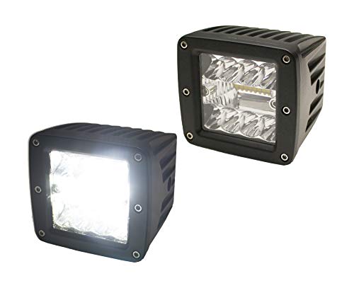 Race Sport Rs3X3Eco Eco Led High Power Cube Style Auxiliary Lights - Sold As Pair