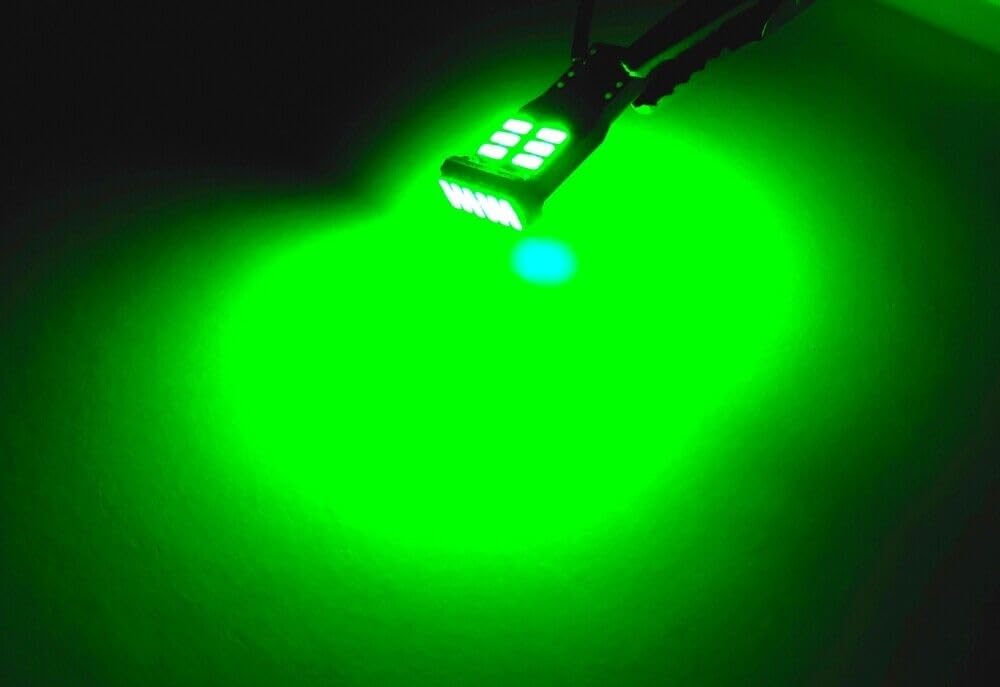 Fyre Flys Led Headlight Drl Strip Bulbs For 2013-2015 Honda Accord Super Bright Canbus Error Free 3014 Series (Green), X7-3014-1