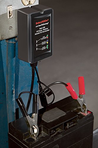 BatteryMINDer 1500 Battery Charger & Maintainer - 12V, 1.5A, Black, SmartTECHnology for Cars, Trucks, Boats, Motorcycles, Golf C