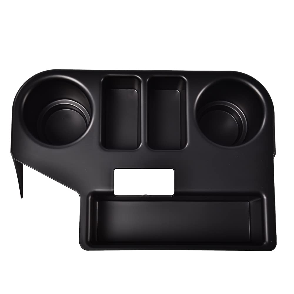 PIT66 Center Console Cup Holder, Black Plastic, Compatible with 1994-1997 Dodge Ram 1500 2500 3500, Model 02ITG3709ABKPIT