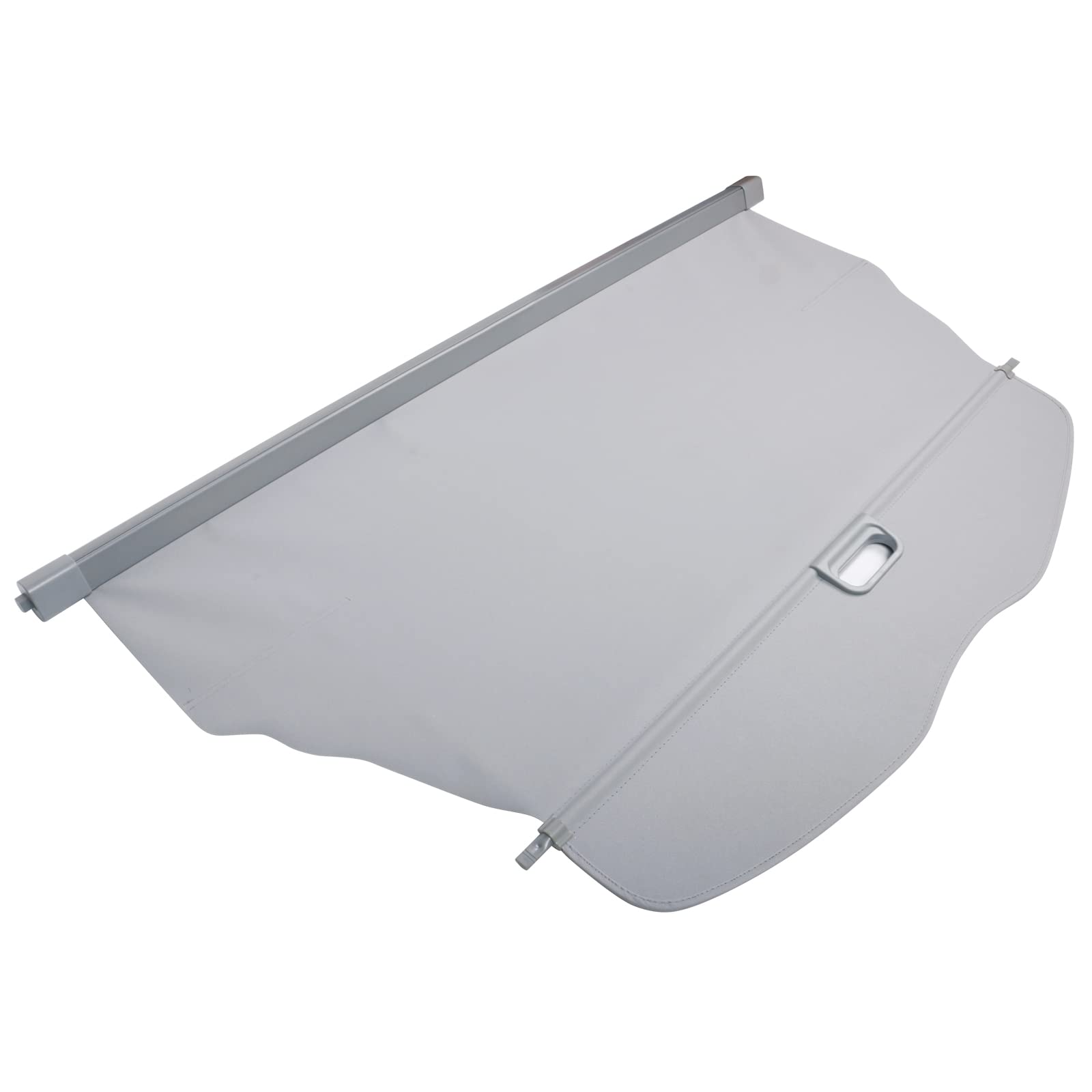 IKON MOTORSPORTS Cargo Cover Compatible with 2007-2013 Acura MDX, Factory Style Gray Retractable Rear Cargo Security Trunk Cover