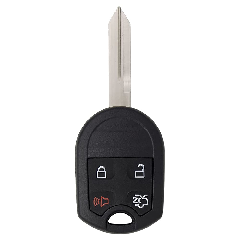 Keyless2Go Replacement for New Uncut Keyless Remote Head Key Fob Select Escape Explorer Focus Fusion That use OUCD6000022164-R80