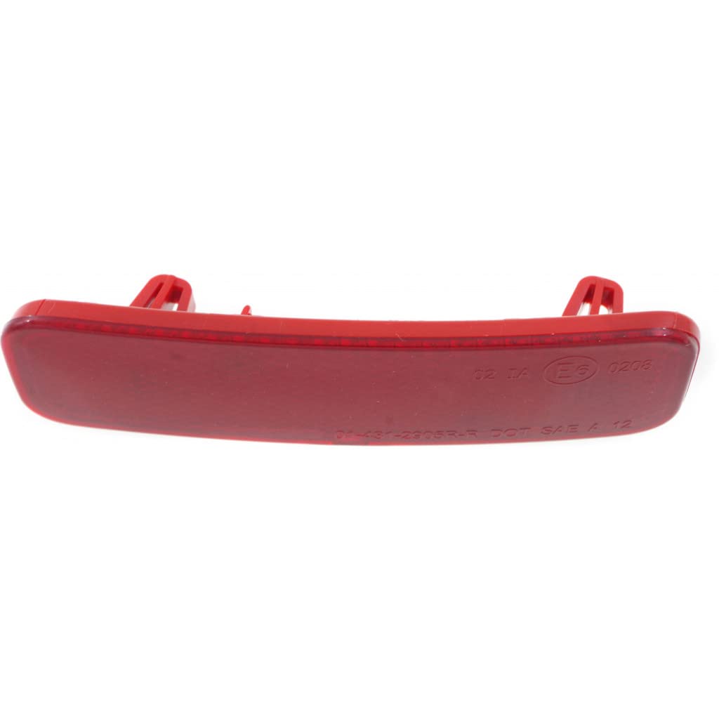 For Ford Transit-150/250/350 2015 2016 2017 Bumper Reflector Passenger Side | Rear | CAPA | Replacement For FO1185106, FO1185106