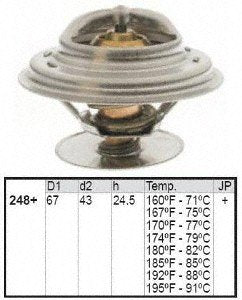 Motorad 248-192 Engine Coolant Thermostat Fits Ford Ranger 01-11 Mustang 05-10 Explorer 97-00 Explorer Sport 01-03 Mercury Mount