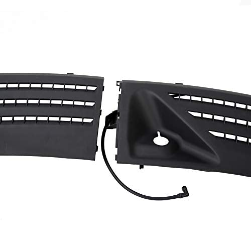 ECOTRIC Windshield Wiper Cowl Cover Panel for 2004-2008 Ford F150, 2006-2007 Lincoln Mark LT, Black, Medium, Plastic, Model CA-