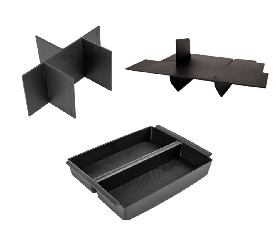 Vehicle Ocd - Center Console Divider, Tray, And Glove Box Organizer For Toyota Tacoma (2024-2025) - Made In Usa - (Not For Tacom