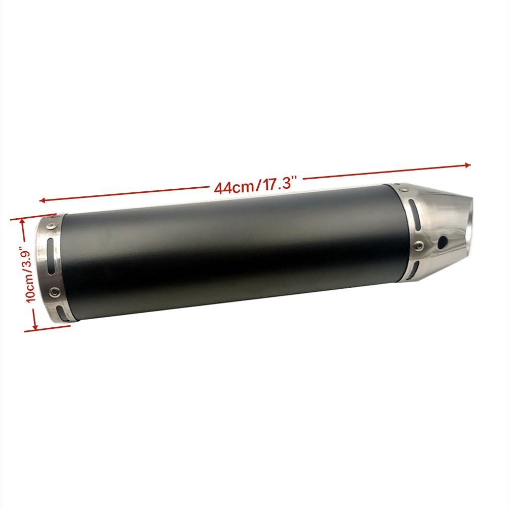 ZTDZZH black Muffler Exhaust Pipe System for GY6150CC Scooters Stroke Engine