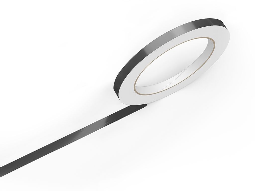 3M 50 Black Gloss Vinyl Pinstriping Tape - Vinyl Striping Lines Stickers, Striping (1/2In X 150Ft Roll)