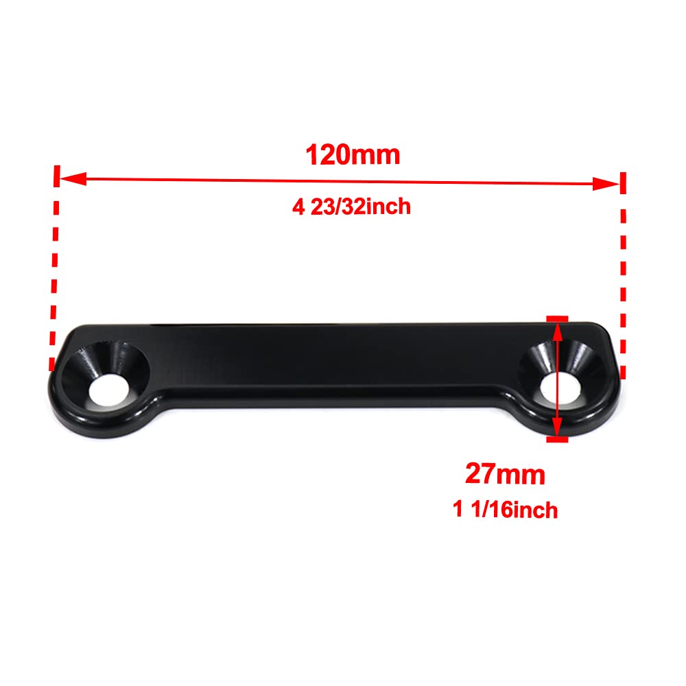 Xitomer Footpeg Block Off Plates for ZX6R/ZX636 (2009-2024) - Black ABS, Model FBOP09
