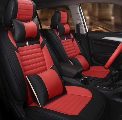 3D FRONTLINE PU Leather Car Seat Cover Compatible with Maruti SPresso(6)