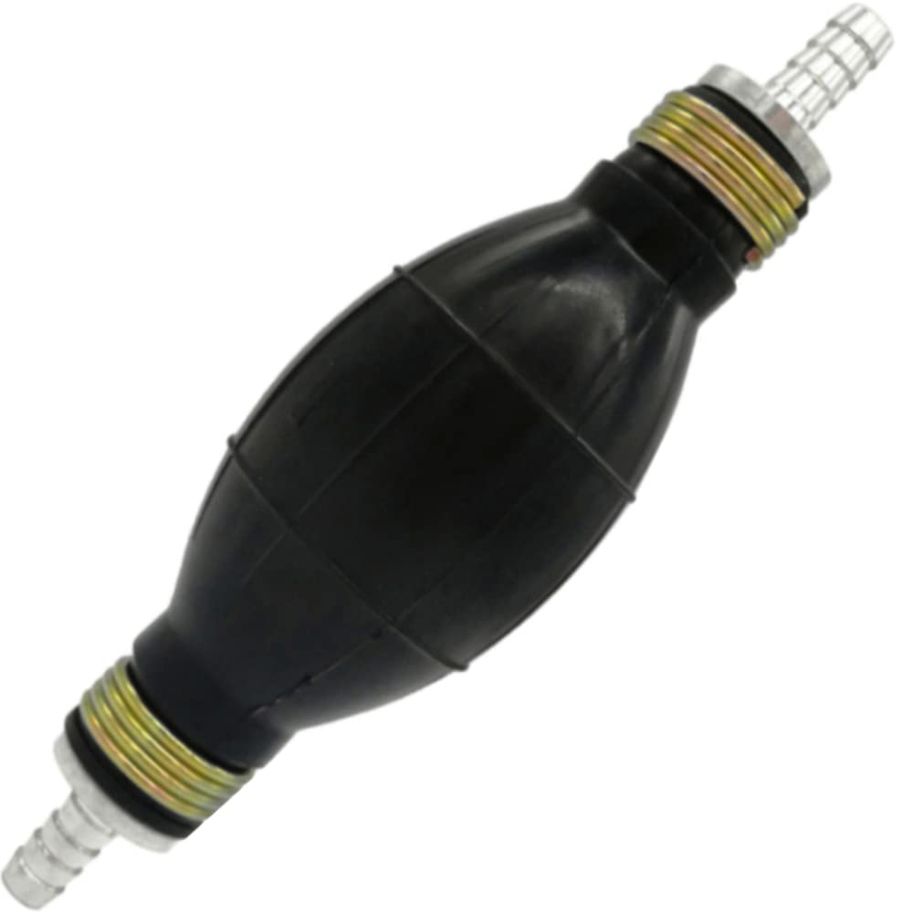 Automotive-leader 8mm 5/16'' Rubber Fuel Transfer Vacuum Fuel Line Hand Primer Pump Bulb Type Gasoline Petrol Diesel Pump Bulb f