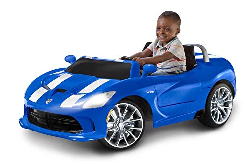 12 Volt Battery Charger with Large Blue Plug, for 12V Kid Trax Child Ride On Car Mecerdes ML63 Dodge Ram 3500 Dodge Police Car D