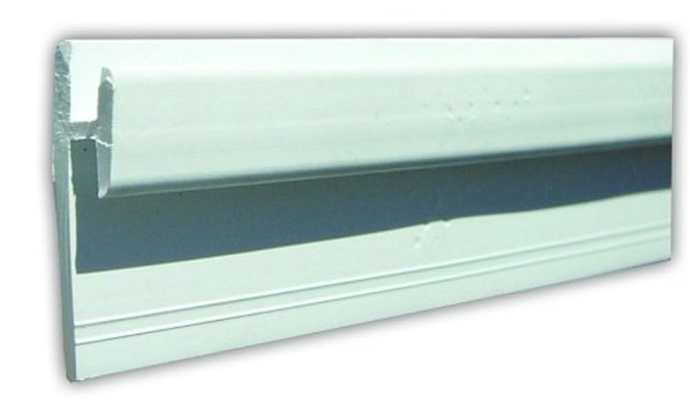 JR Products 80401 Wall Track - Type D, 96 - White