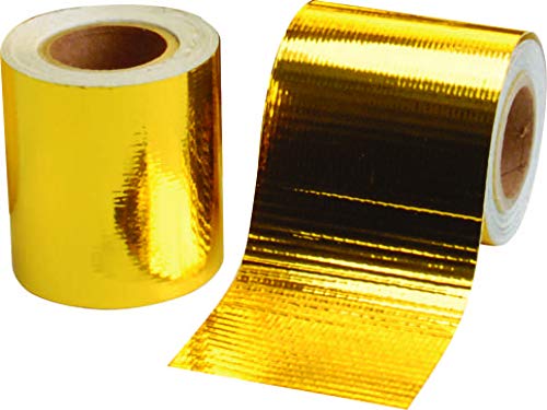 Design Engineering 010394 Reflect-A-Gold High-Temperature Heat Reflective Adhesive Backed Roll, 1.5 X 15' Roll