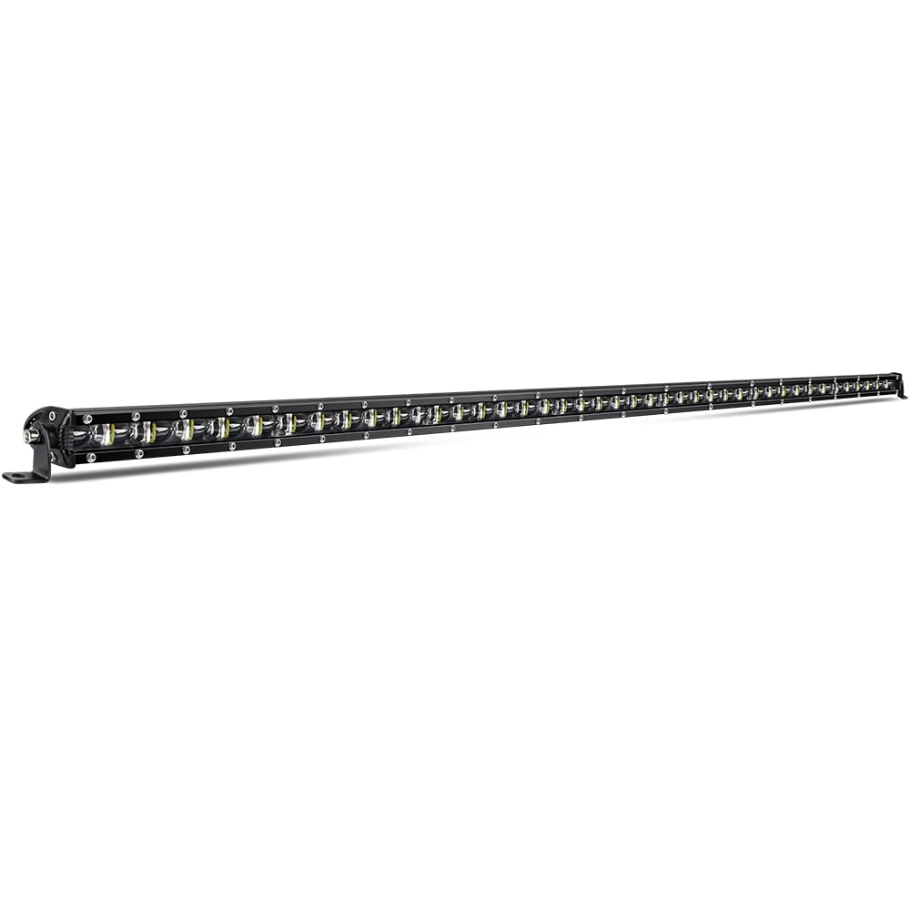 CO LIGHT Led Light Bar Single 44 inch Slim Single Row Lightbar Driving Combo Beam Off Road Work Lights with Mounting Brackets & 