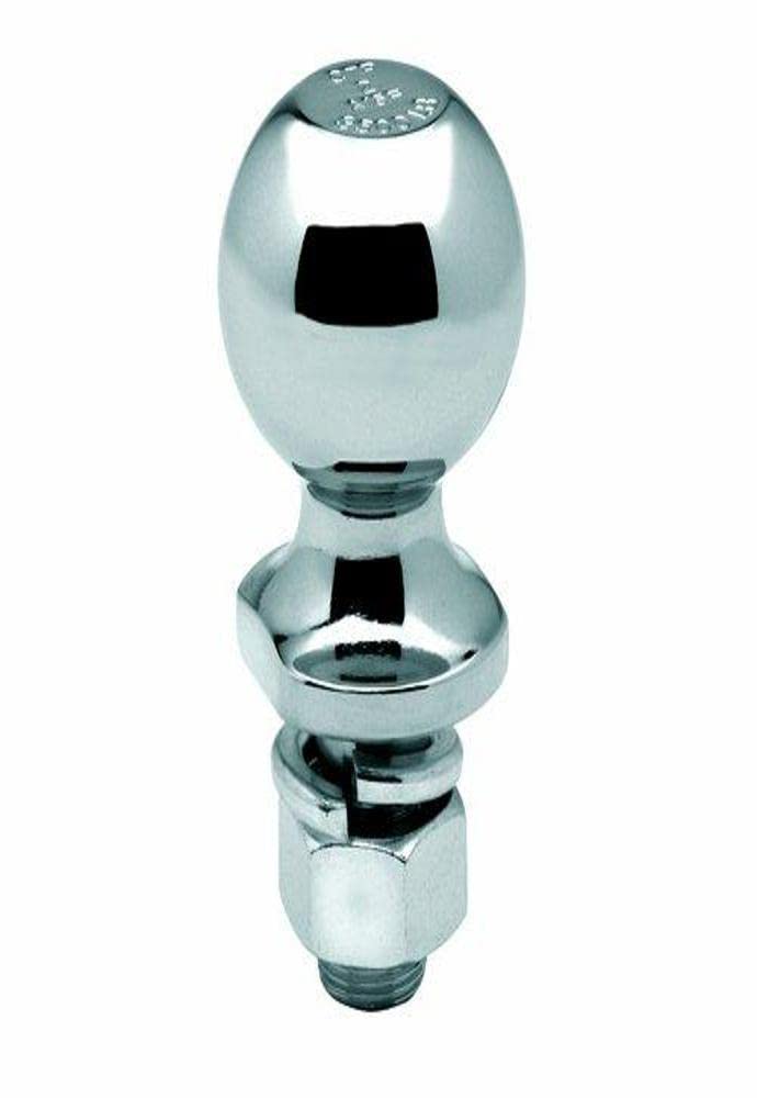 Tow Ready Draw-Tite Trailer Hitch Ball, 2 in. Diameter, 3,500 lbs. Capacity, Chrome