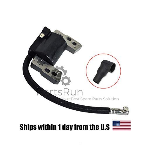 PARTSRUN COIL Ignition Module + boot for Briggs & Stratton 796964 695711 802574 590454 790817 799381 123H02 123H07 123J02 123J09