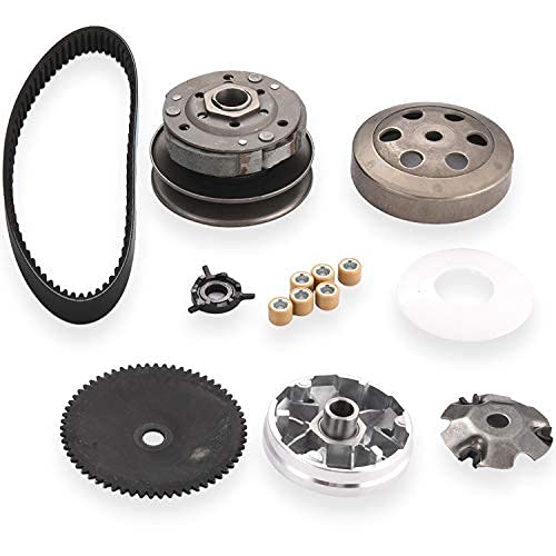 RedCap 50cc Moped Clutch Kit for 139QMB GY6 Engine - Compatible with 49cc Scooter Variator & Belt Drive, Model CLTC-0008-SET-R