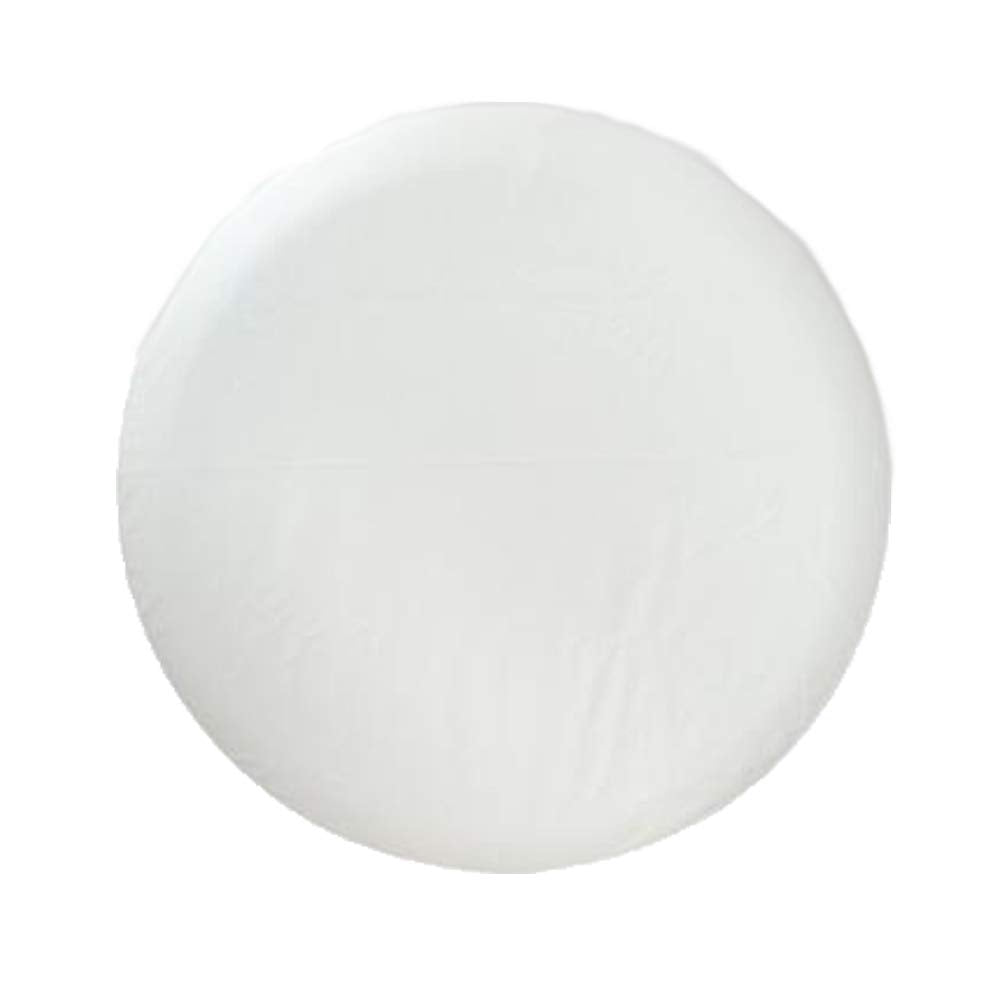 Comily Plus+ 14 Inch Universal Pvc Spare Tire Wheel Cover Waterproof Dustproof Protector-Plain White(14'' For Diameter 26''-27.2