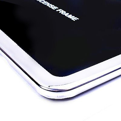 Au-Tomotive Gold, Inc. Dodge Challenger Classic Chrome Stainless Steel License Plate Frame