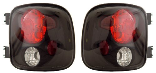 Chevy Silverado/Sierra Stepside 99-02 Tail Lights Black