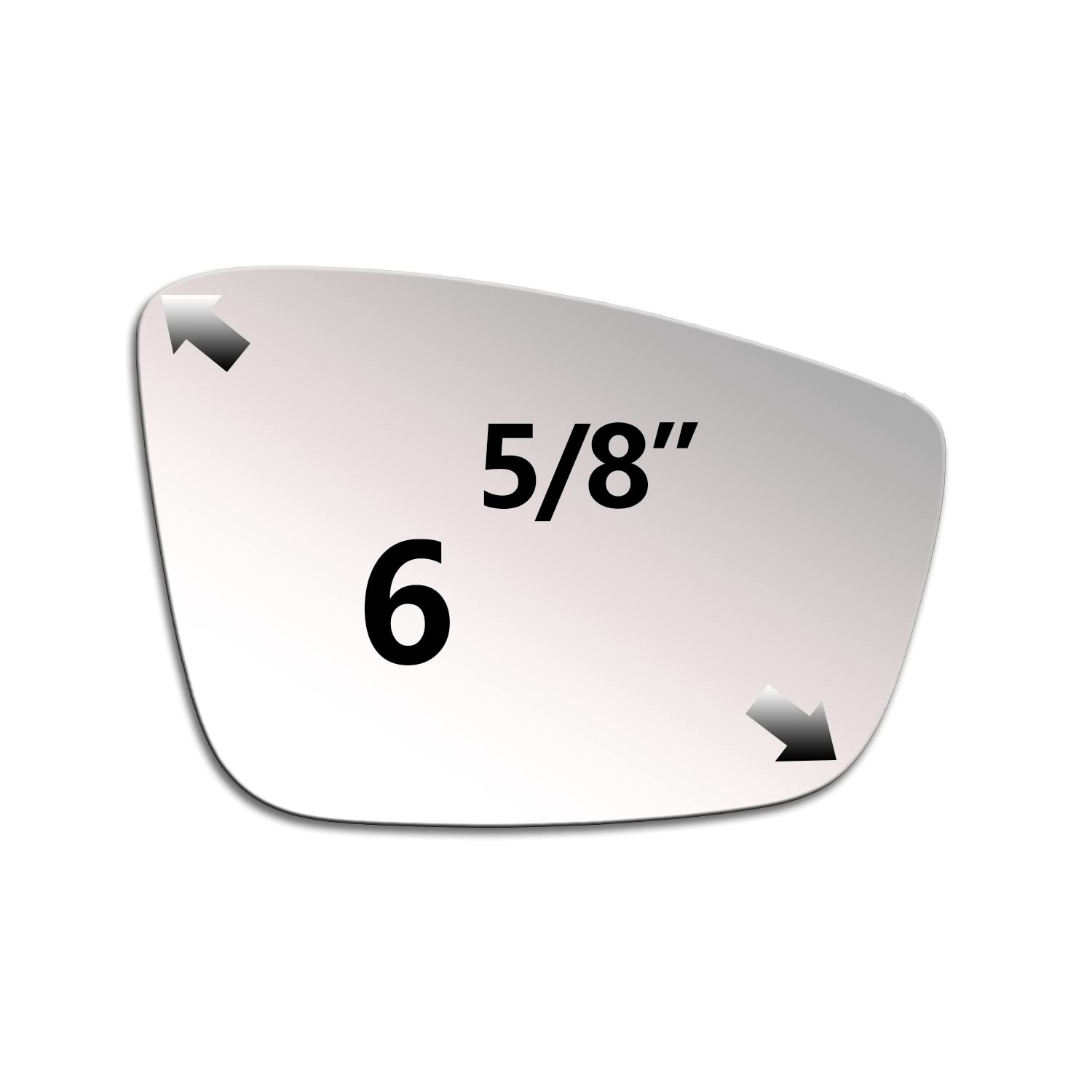 Reyee Mirror Glass Fit For Volkswagen Vw Beetle Jetta Passat Passenger Right Side Mirror Glass Rh No Backing Plate Convex Including Adhesive