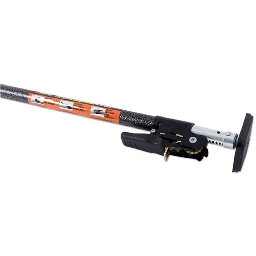 Keeper Ratcheting Cargo Bar - Rubber, Black/Silver, Adjustable From 40''-70'' - Comes With 60    X 24    Storage Net (5060), For