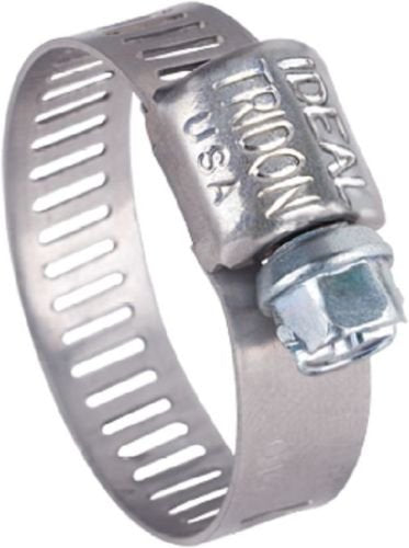 Stainless Steel Band Hose Clamps Ideal Tridon #12 10 Pcs 1 Box (1/2'' To 1-1/4'') Made In Usa