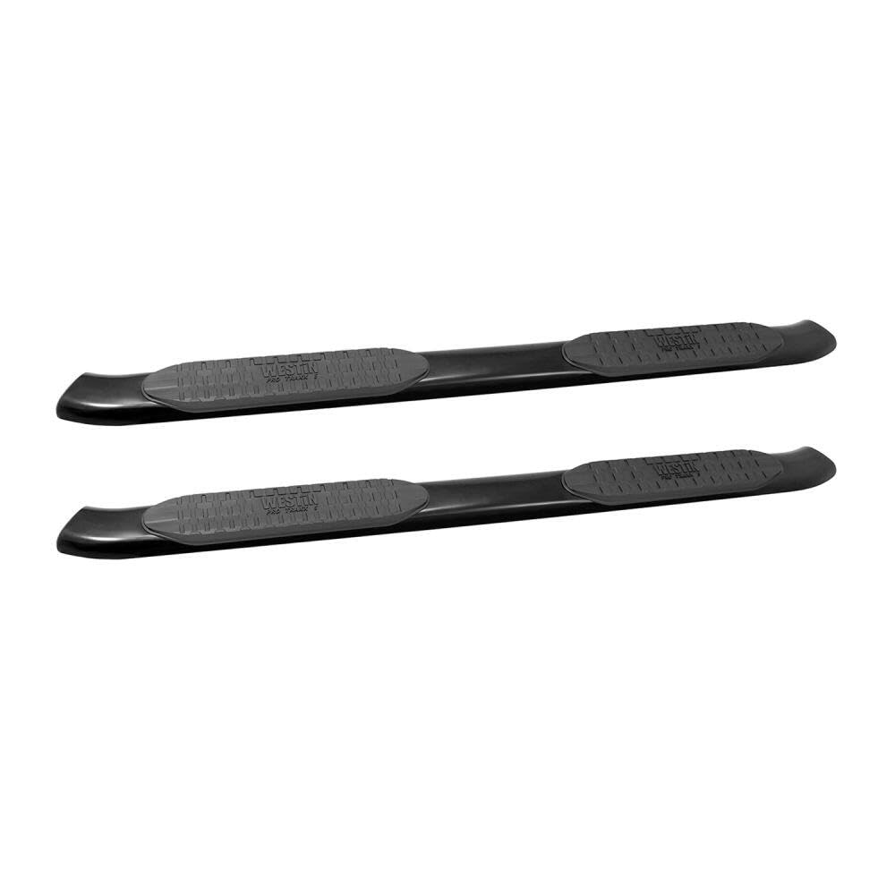 Westin 21-51335 Pro Traxx 5 Oval Nerf Bars Fits 1999-2016 F250 F350 F450 F550 Crew Cab Black Pair