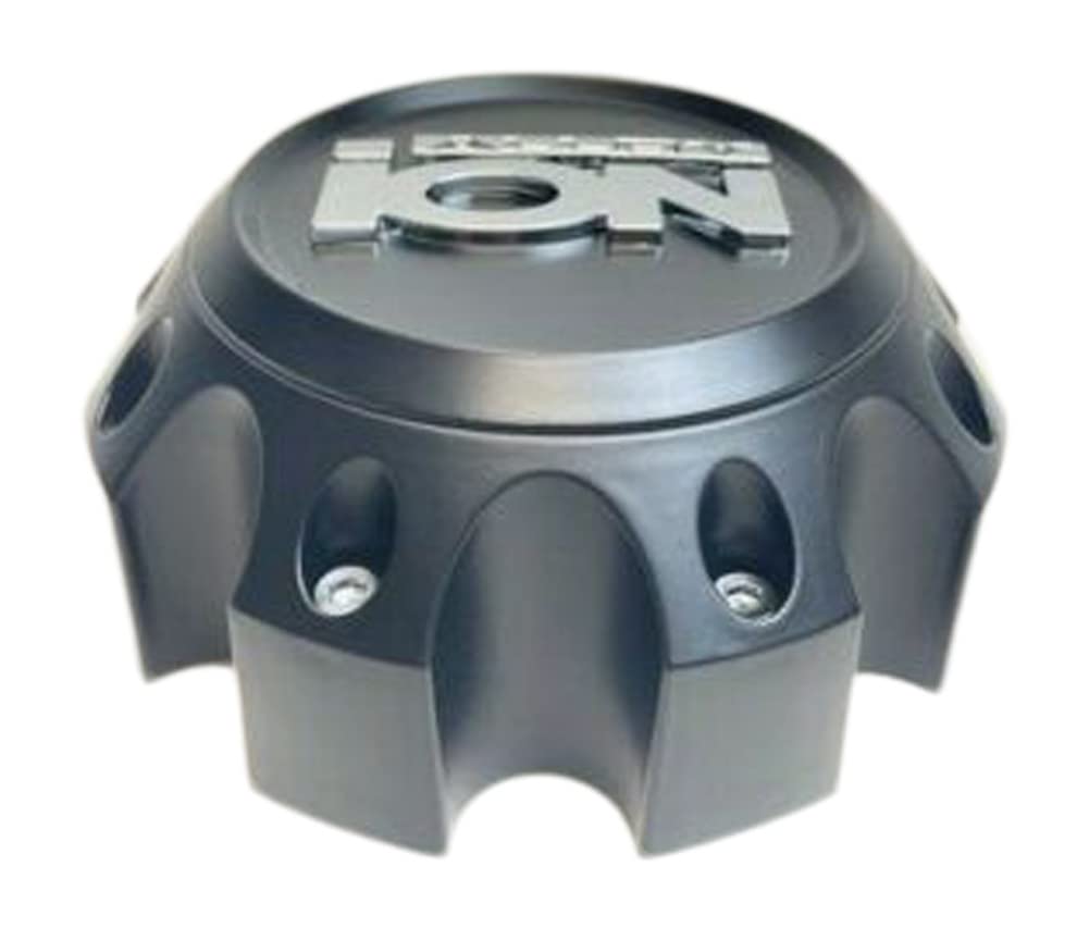 Ion Alloy Matte Black Wheel Center Cap C10135MB06 - Metal Construction, Durable Design