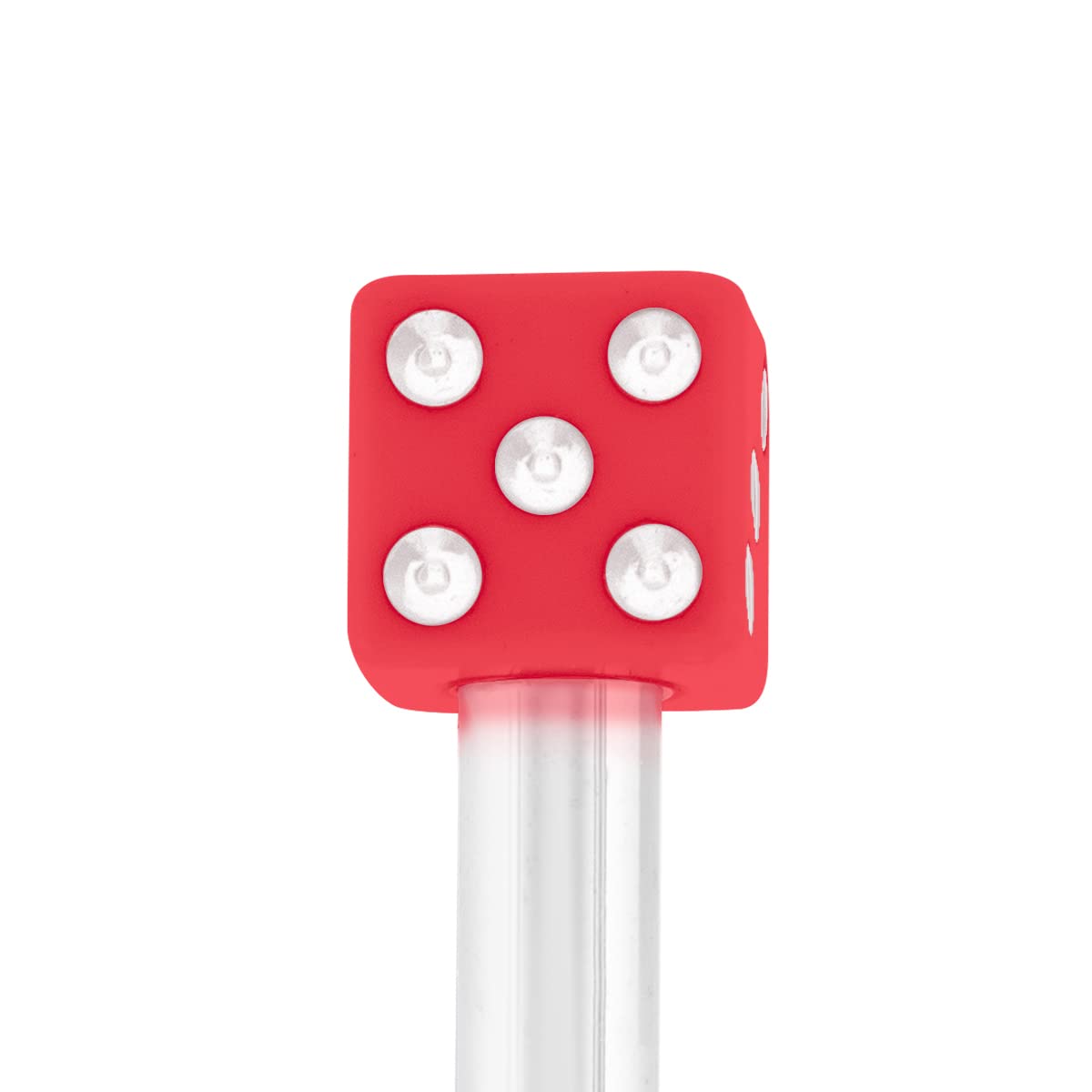 United Pacific 70040 High Impact Plastic Construction Dice Door Lock Knobs For Classic & Vintage Cars/Trucks, 10-32 Thread - Red
