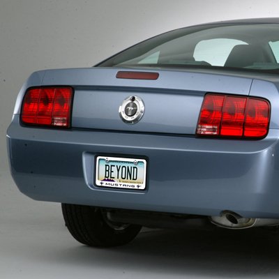 Elite Automotive Products, Inc. License Plate Frame for Ford Mustang (Chrome)
