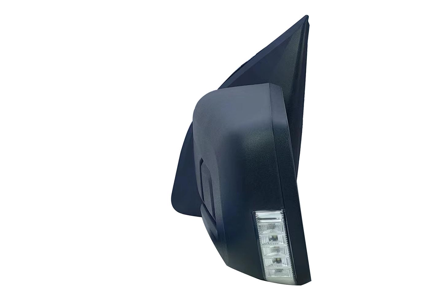 Replacement Driver Left Side Door Mirror Textured Cover Manual Folding With Blinker And Power Adjust With Heated Glass And Blis
