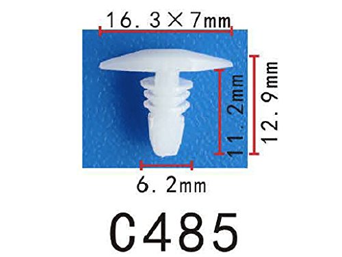 Autobahn88 Retainer Clip For Door Weatherstrip, Compatible With Honda (Oem: 906646710030, 90664671003, 91530Se0003) (Pack Of 20)