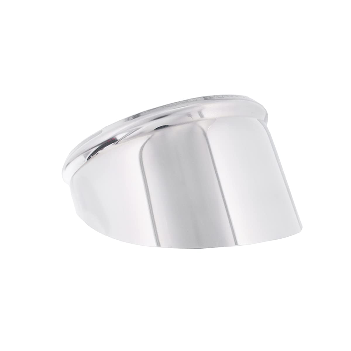 United Pacific C5002 4-inch Round Stainless Steel Peep Mirror Visor - Polished, Easy Installation, 1 Visor Only