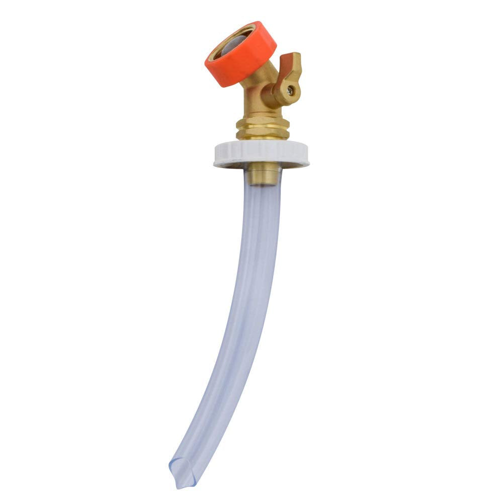 VALTERRA A010035VP SecureFill Hands Free Water Tank Filler with Brass ShutOff