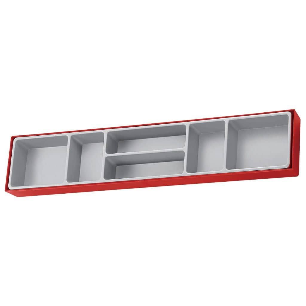 Teng Tools Empty 6 Compartment TTX TC Storage Tray - TTX01, Silver