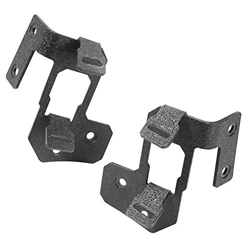 Rugged Ridge 11232.31 Light Mount, A Pillar, Textured Black; 07-18 Jeep Wrangler Jk
