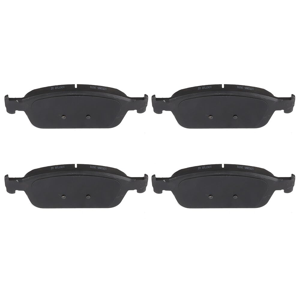 Cciyu D1668 Front Semi-Metallic Disc Brake Pads Kit - 4Pcs For Ford Escape 2013-2019, Focus 2013-2018, Transit Connect 2014-2019