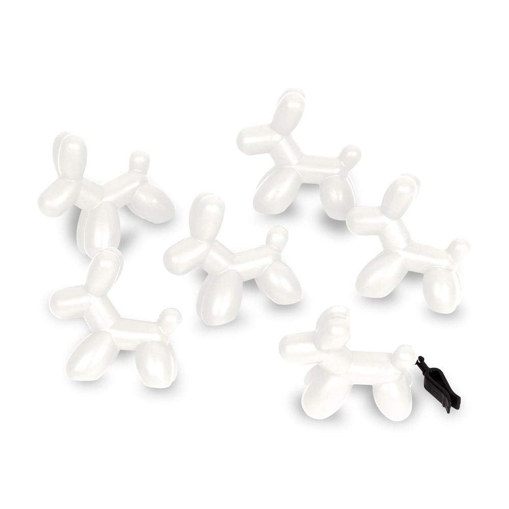 Little Pup 96601-6PK New Car Scent Car Air Freshener Clip Provides Long-Lasting Freshness in a Compact Design, Fights Odors for 