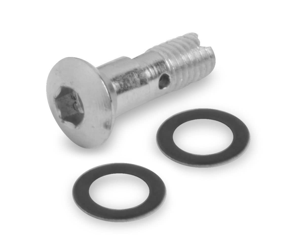 Holley 121-8 Discharge Nozzle Screw - Hollow (Hex Head)