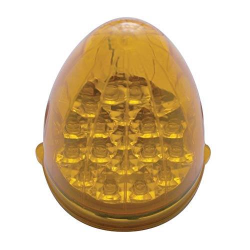 United Pacific 39457 - Truck Cab Light - 19 Led Reflector Grakon 1000 Cab Light - Amber Led/Amber Lens