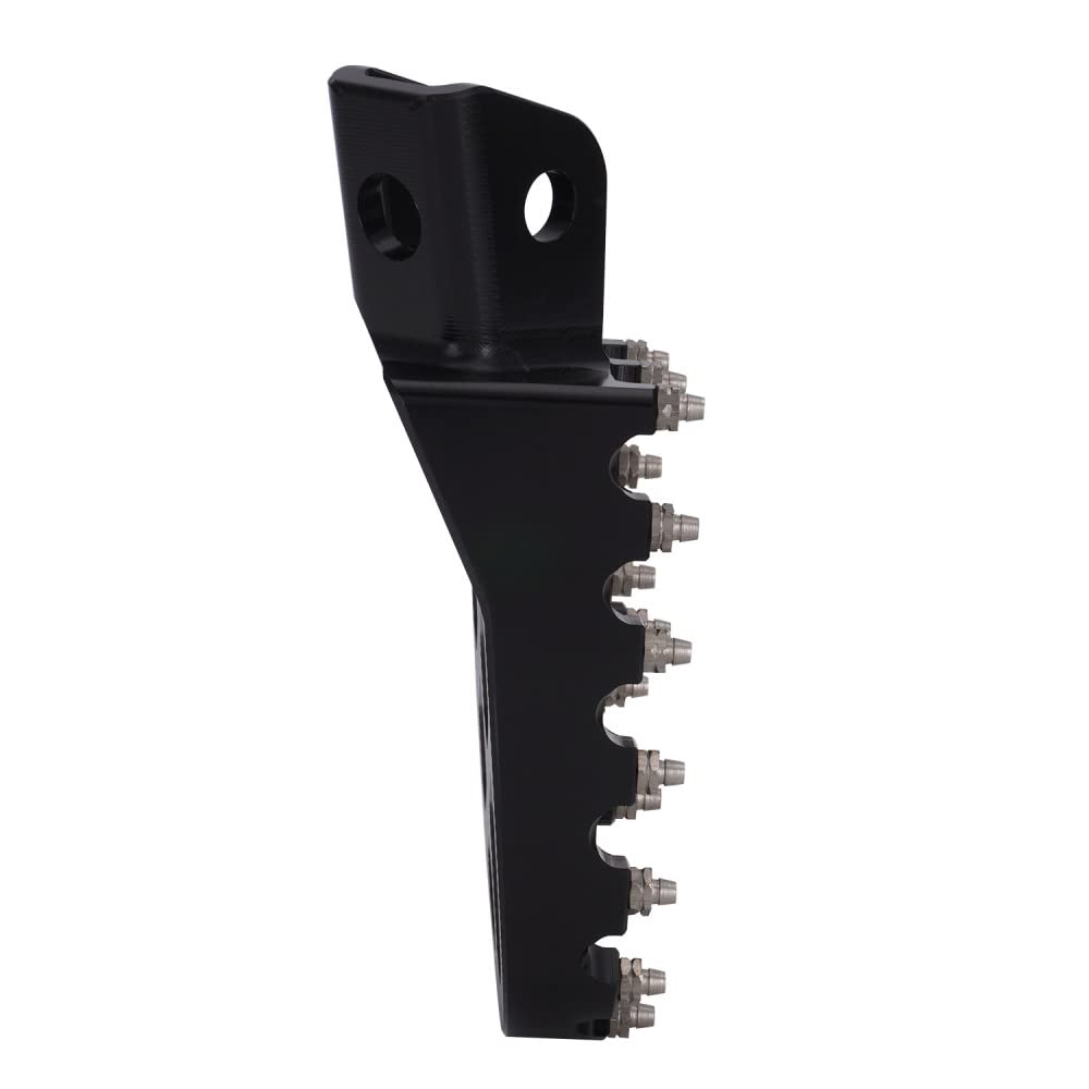 AnXin Dirt Bike Foot Pegs CNC 6061 Aluminum Black for KLX110, KLX110L, KX60, Pit Bikes 2002-2023