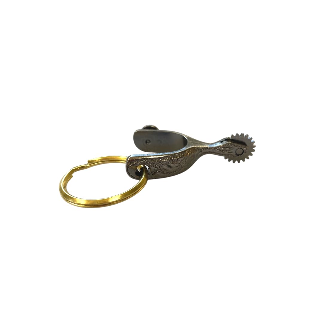 Horse Bit Key Chain Western Novelty Equine Gift O Ring Snaffle