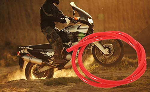 Keenso Colorful Gas Line Hose Tube Pipe Petrol 1/4 inch 3 feet for Motorcycle Dirt Pit Bike ATV Snowmobile PWC Jet Ski Polyureth